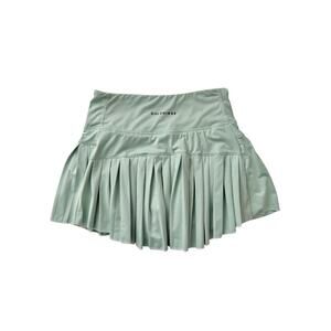 gold hinge pleated tennis skirt - size XS